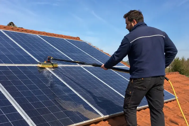 Nettoyage et entretien de panneaux solaires à Saint-Loup-Lamairé